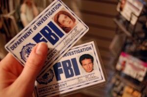 FBI badges of Mulder and Scully