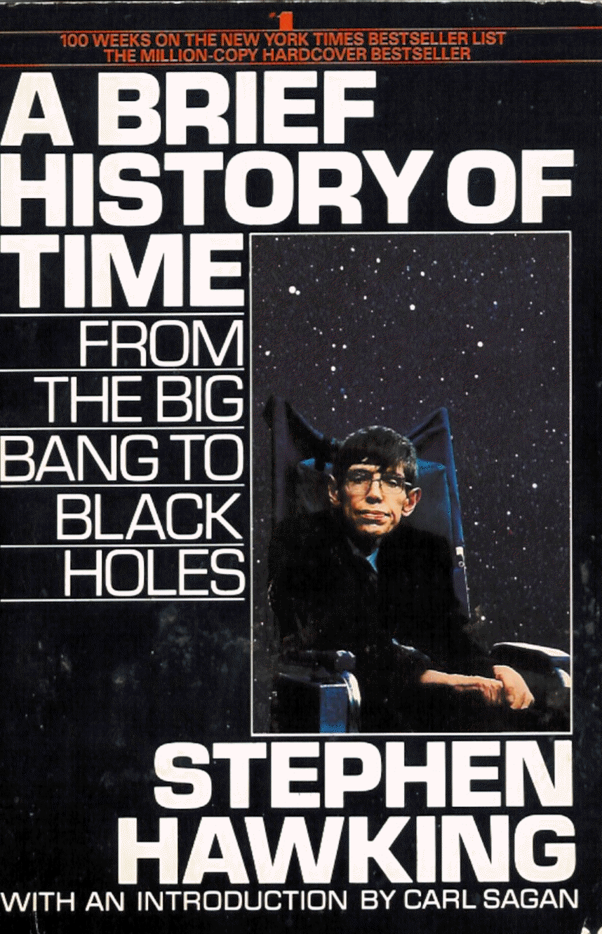 Book cover of A Brief History of Time by Stephen Hawking