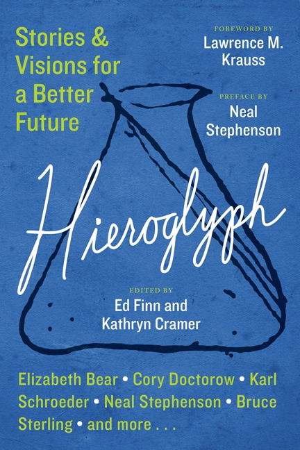 The book cover for Hieroglyph: Stories and Visions for a Better Future