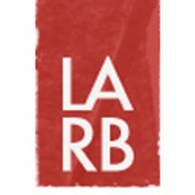 Logo for Los Angeles Review of Books. The acronym “LARB” spelled out against a red background.