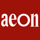 Logo for Aeon Magazine. The word “aeon” is spelled out t in lowercase letters in a variety of different fonts.