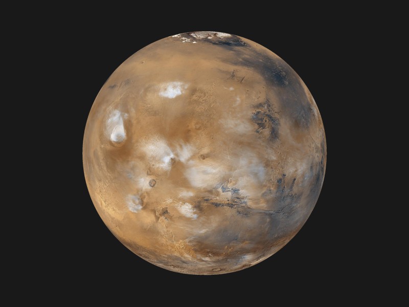 Image of Mars taken by NASA