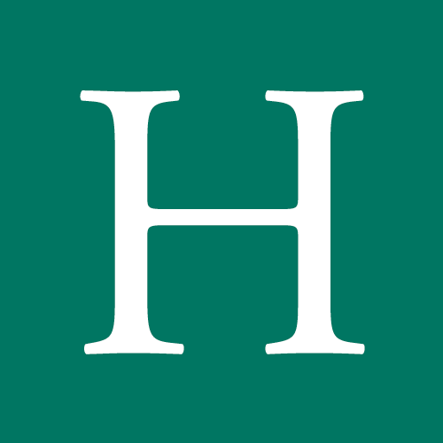 Huffington Post Twitter Logo, a white capital letter "H" against a green background.