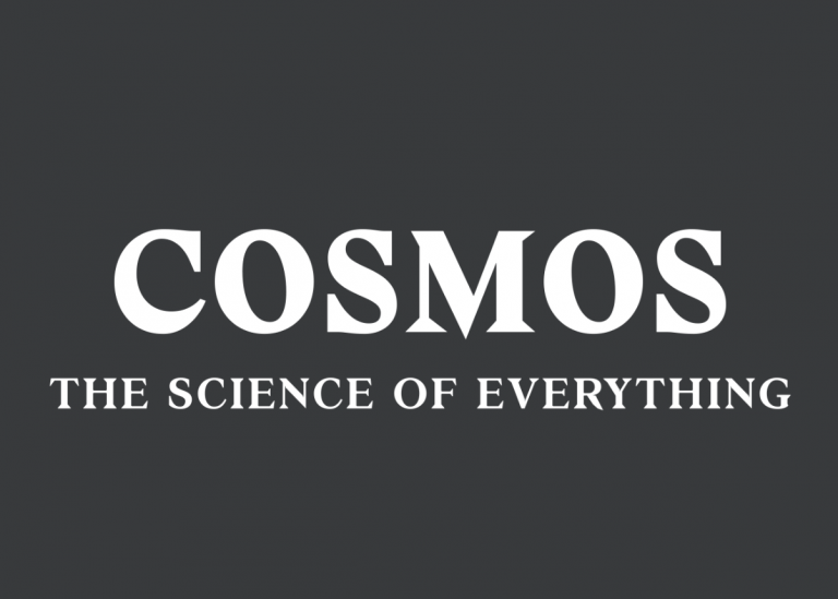 Cosmos Magazine wordmark, tagline: The Science of Everything.